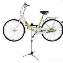Телескопическая треугольная вертикальная стойка для горного велосипеда, демонстрационная подставка, поддержка ветки, техническое обслуживание, регулируемая двухъярусная кровать