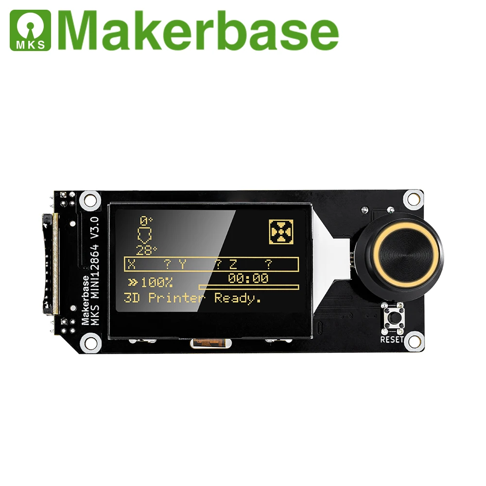 Makerbase-tela de Lcd com Display Inteligente para Impressora 3d Peças para Cartão sd Mini 12864 - Imagem 4