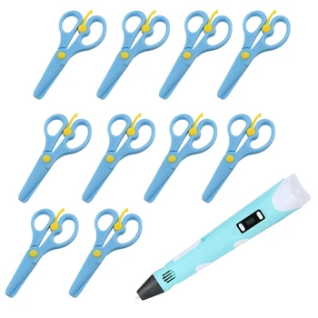 

3D Pen LED Screen DIY 3D Printing Pen Plastic Scissors PLA Filament Creative Toy