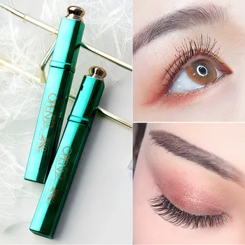 

Mascara quick dry waterproof not dizzy dye durable curling little Green Square Mascara 4d not hand shaking