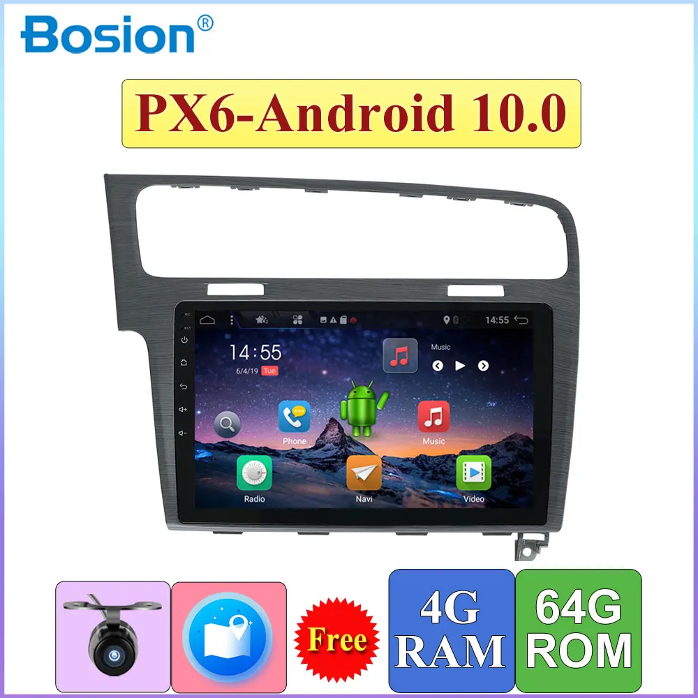 Автомобильный мультимедийный видеоплеер Android 10 0 1DIN GPS автомобильное радио стерео