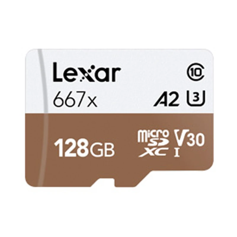 Оригинальная карта памяти Lexar до 100 флэш карты Micro SD 667x класс 10 256 ГБ 128 Бесплатный
