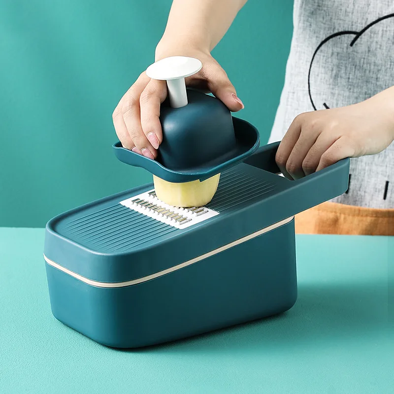 

Explosive Multifunctional Vegetable Cutter Kitchen Supplies Shredded Shredded Potato Chips Household Vegetable Cutter Grater