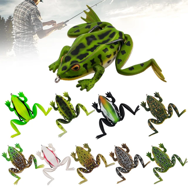 Fishing Lures With 3D Eyes Simulation Frog Shape Lure with Quality Hook  Fishing Tools Pesca рыболовные товары Fishing Accessorie - AliExpress