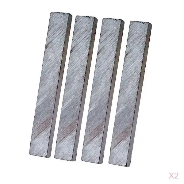 2 Set Mini Electric Guitar Humbucker Pickup Bar Magnet Accessories