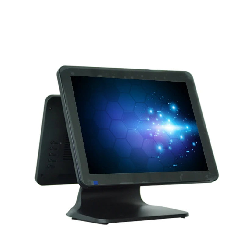 

NEW 15 dual inch pure screen pos terminal machine Pos all in one system shop desktop pos system