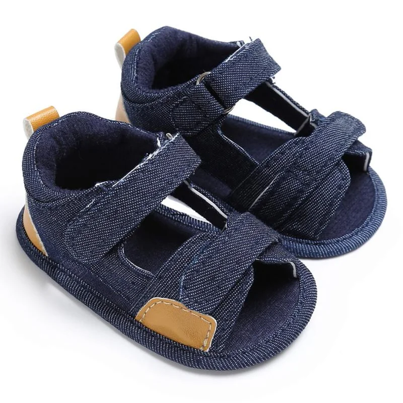 Baby Boys Denim Toddler Canvas Infant Kids Girl Boys Sole Crib Toddler Sandals Shoes Toddler Shoes Baby Shoes