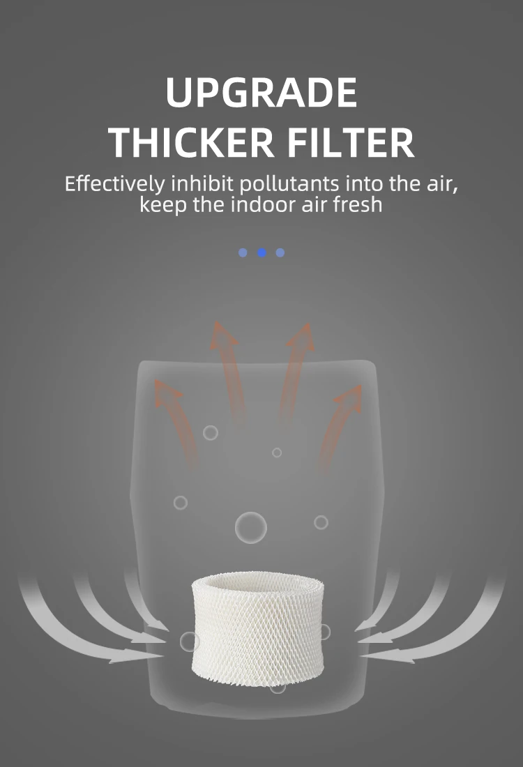 Humidifier Filter White thickened Version For Philips HU4102/FY2401 HU4801/4802/4803/4813/4811