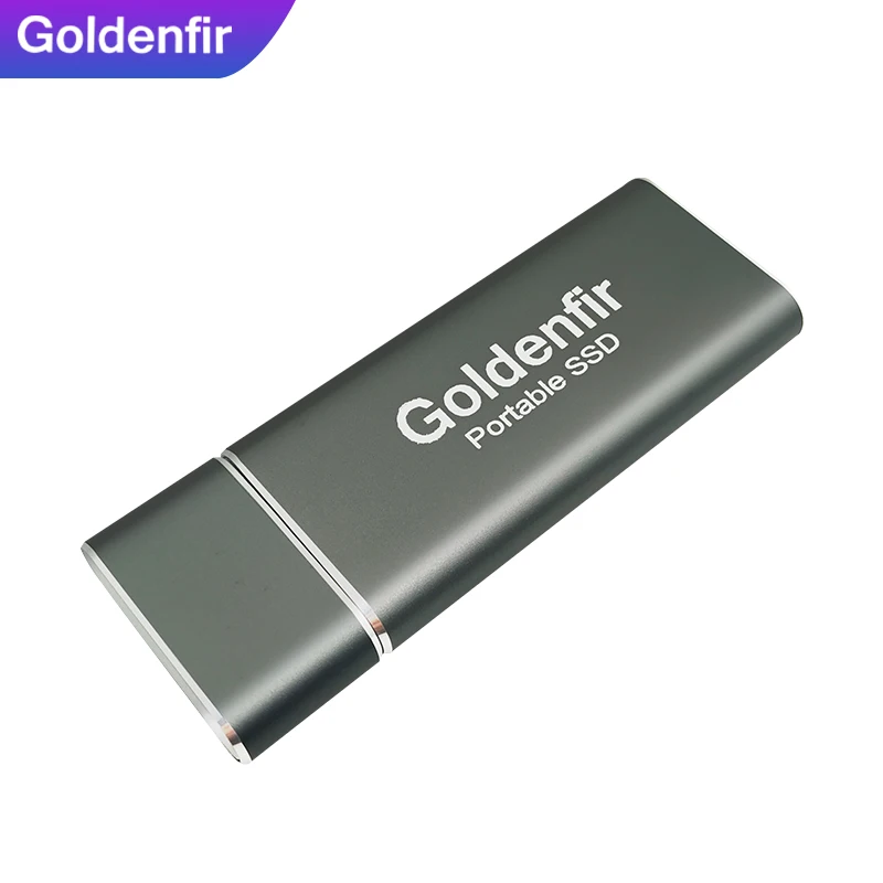 Goldenfir мини Портативный SSD USB 3,0 60 Гб 64 ГБ 120 ГБ 128 ГБ 240 ГБ 256 ГБ 480 ГБ 512 960 1 ТБ внешний твердотельный накопитель - Цвет: Черный
