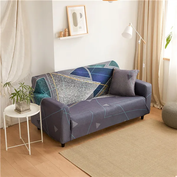 Позиционирование резки дивана крышка большая версия дивана защитный чехол все включено Чехол дивана для гостиной - Цвет: Color 1
