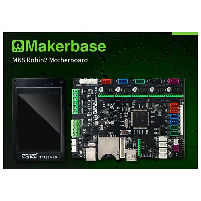 Makerbase 3d принтер STM32 MKS Robin2 материнская плата с открытым исходным кодом
