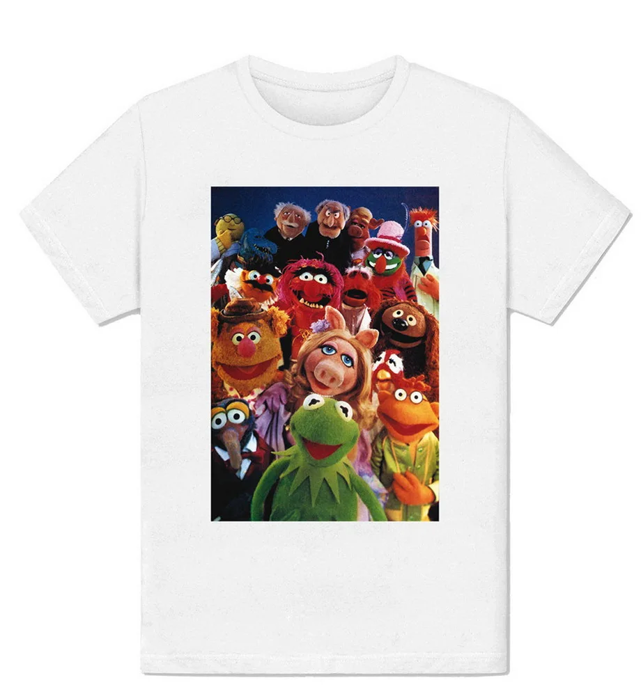 T-shirt Homme The Muppet Show Kermit Piggy Gonzo Serie Tv Vintage Casual Plus Size T Shirts Hip Hop Style Tops Tee Gyms Fitness | Мужская