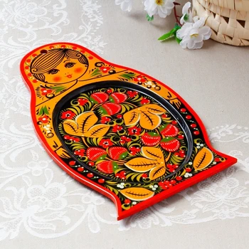 

Sugar bowl "Maryoshka", khokhloma, 31.5 x 18 cm