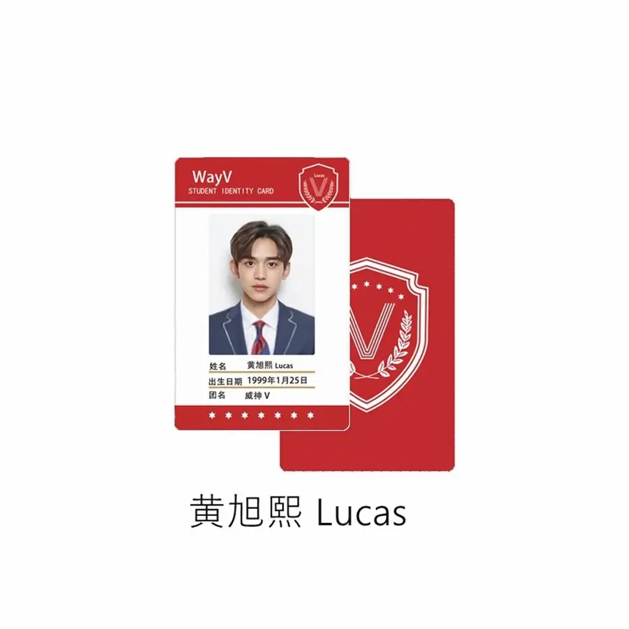NCT WAYV автограф Фотокарта Winwin Kun ПВХ фото карта Hendery Ten HD Коллекционная карта вентилятор подарок