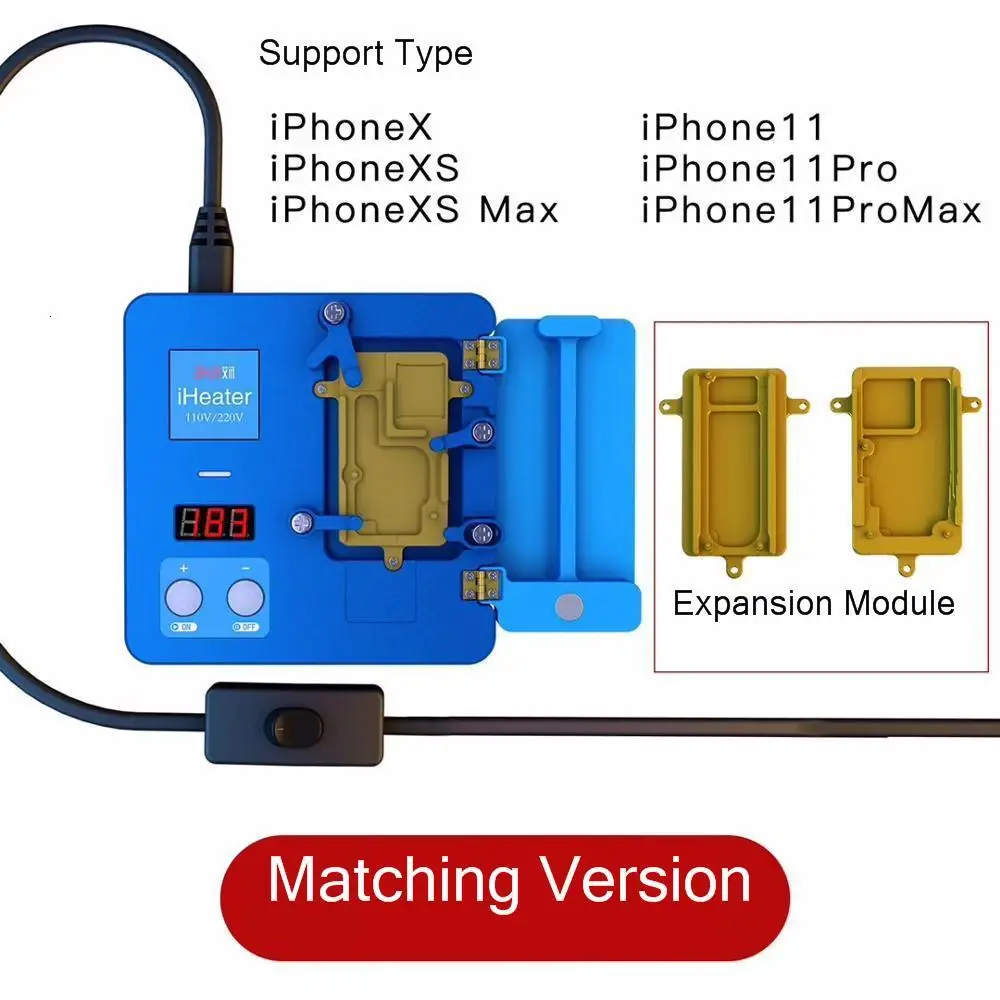 JC двухслойная плата для телефона преднагревательная паяльная станция iPhone 11 Pro X XS