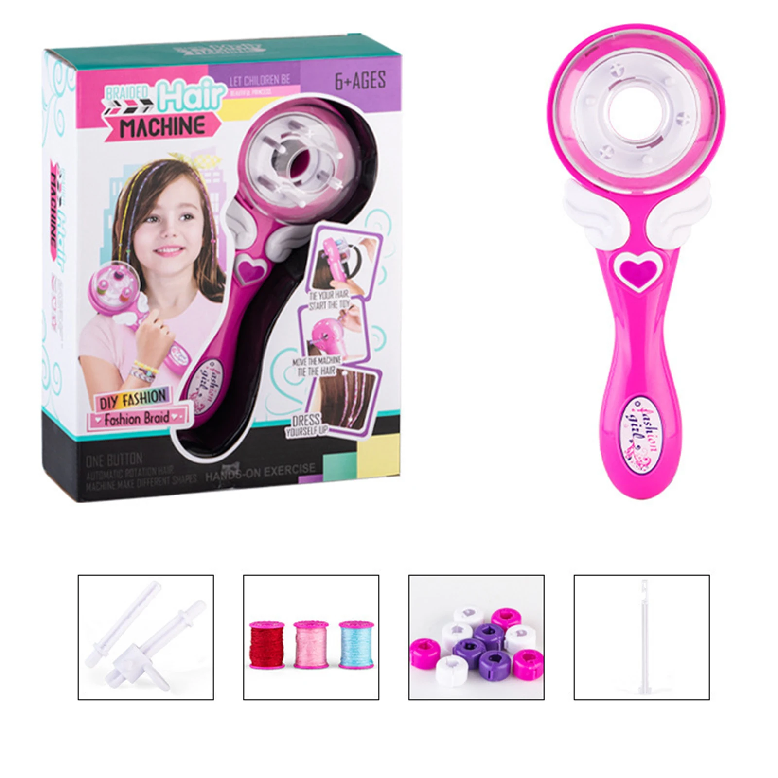 Newly Automatic Hair Braider Electric Hairstyle Braid Kit DIY Hair Styling Tool Novelty Gift for Teen Girl
