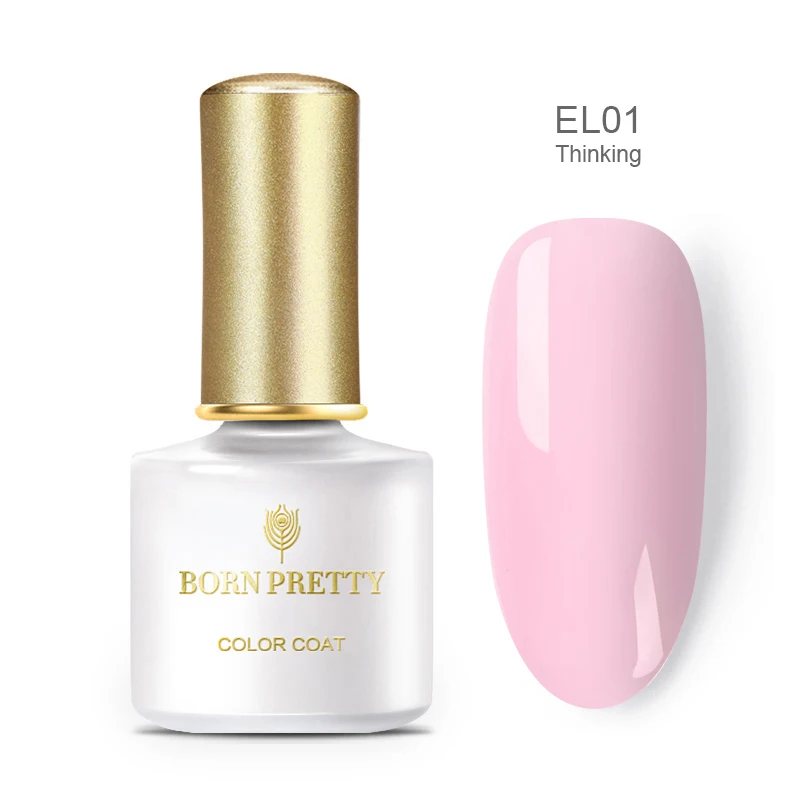 BP-EL01 BORN PRETTY, 10 мл, 5 мл, 6 мл, блестящий Гель-лак для ногтей, розовый, красный, замачиваемый, Сияющий УФ-светодиодный Гель-лак, блестящий Гель-лак для ногтей - Цвет: BP-EL01