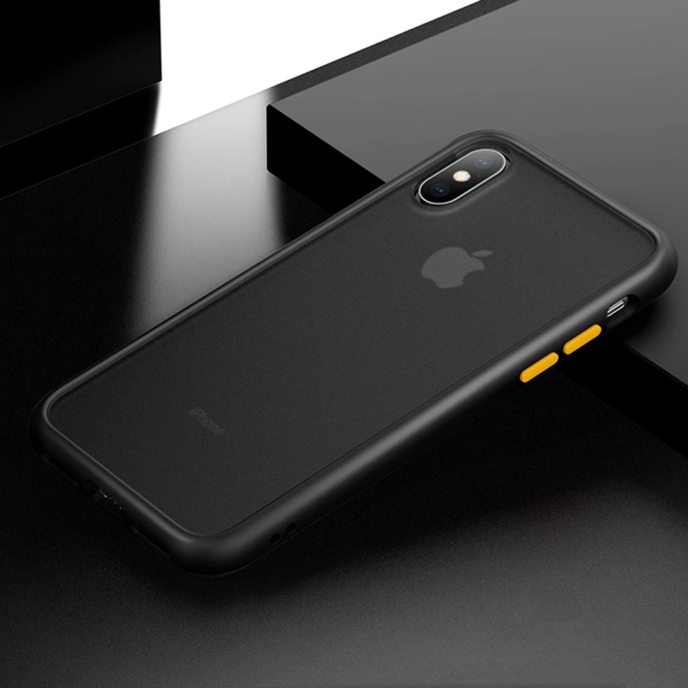 HAWEEL PC+ TPU военный амортизационный чехол для iPhone X XR XS Max прозрачный ультратонкий защитный чехол для 6 6s 7 8 Plus