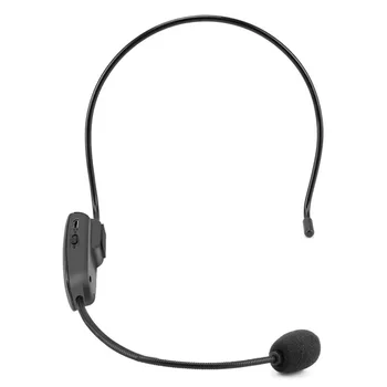 

Portable Fm Wireless Microphone Headset Head-Mounted Megaphone Radio Mic for Loudspeaker for Teaching Tour Guide Meeting Lectu