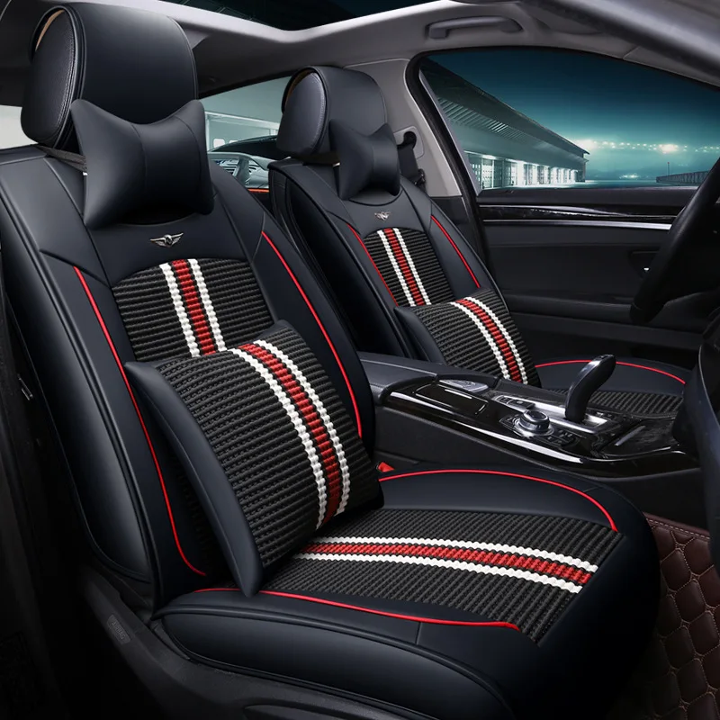 

2018 New Style Automobile Seat Cushion Four Seasons Universal Hot Selling Leather Viscose Buick Teana Hover H6 Seat Cover a Gene