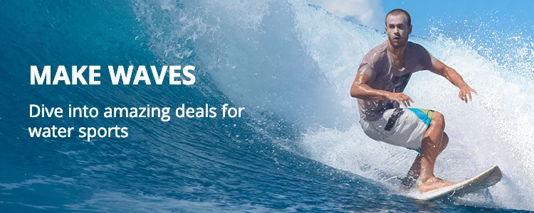 Make waves: Dive into amazing deals for water sports!