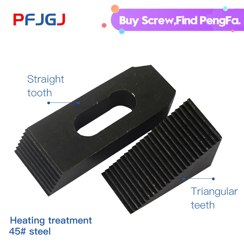 

Peng Fa Heating treatment of straight triangular gear fixture milling machine toothed pressing plate M8-M20
