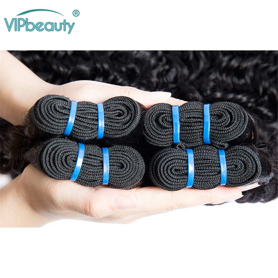 Волнистые пряди человеческих волос для наращивания 28 30 дюймов Пряди человеческих волос пряди 1/3/4 шт Remy VIPbeauty волос
