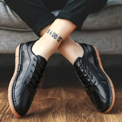 Новинка 2019 осенняя мужская обувь британская деловая повседневная трендовая