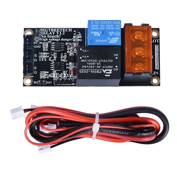 

HOT-BIGTREETECH Relay V1.2 Module 3D Printer Power Supply Monitoring Module for SKR V1.3 PRO E3 Cr10 Extruder 3D Printer Parts