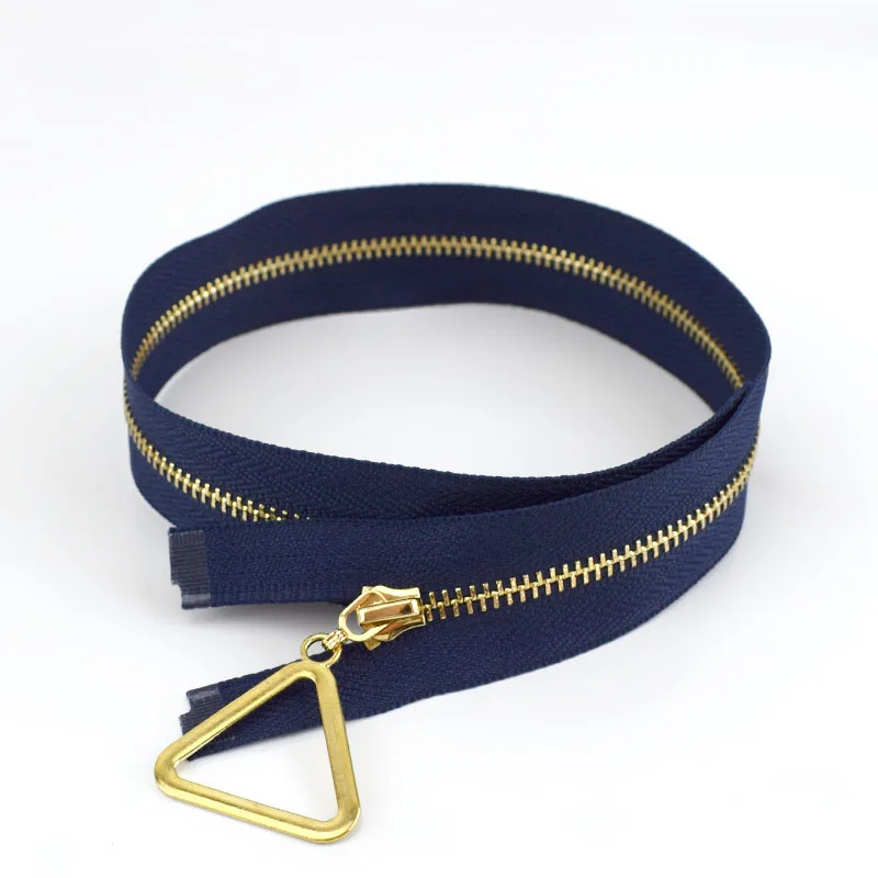 Navyblue Meetee 5 шт. 40 см 3# Металлические молнии открывающийся автоматический замок золотая молния DIY сумки кошелек одежда Декор молния Швейные аксессуары ZA043 - Цвет: Navyblue