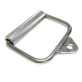 

D Type Tension Rod Steel Tension Bar Strength Training Tool Fitness Equipment Accessory Home Supplies for Home Gym (Silver)