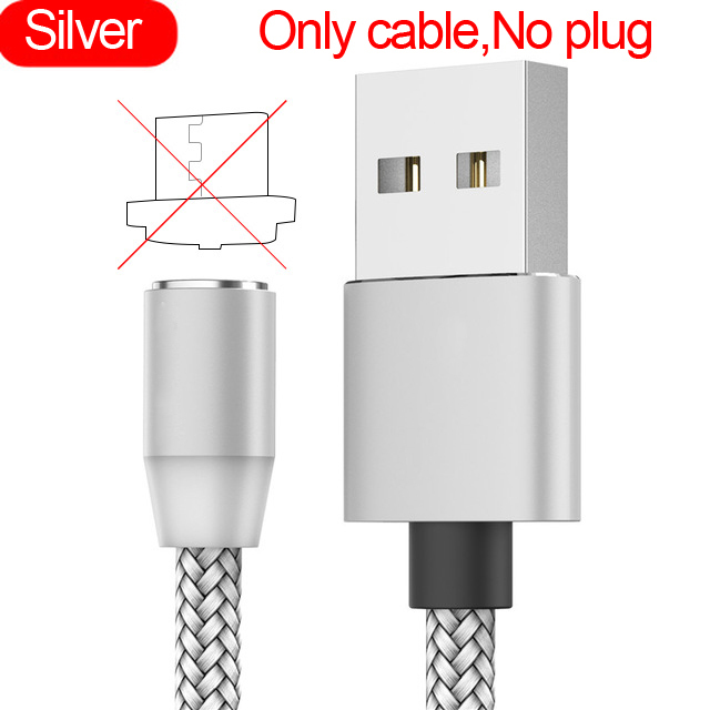 Magnetic Charging Cable 3M Micro USB Cable For Samsung Android Mobile Phone Type-C Charging For iPhone Micro USB Cable