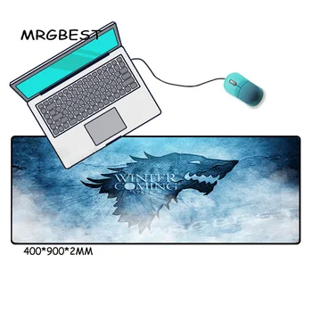 

MRGBEST LOGO Movie Star Wars Large Gaming Locking Edge Mouse Pad Gamer Mousepad XXL Computer Mause Carpet Desk Mat