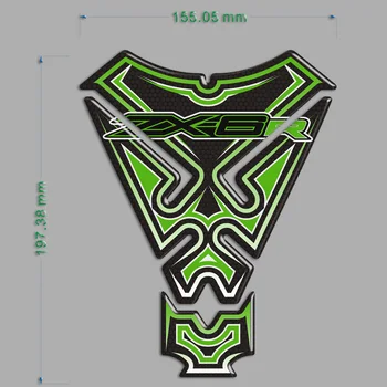 

For Kawasaki Ninja ZX-6R ZX6R ZX 6R Tank Pad Protection Motorcycle Stickers Side Panel Protector Fairing Decals Emblem Logo