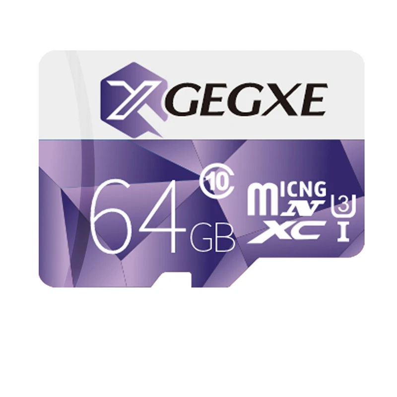 64GB Memory Card Высокое качество XGEGXE Micro SD 32 ГБ флеш-накопители карта памяти класс 10 высокоскоростная microSD 256 ГБ 128 Гб 64 Гб U1 TF карта для телефона - Емкость: 64GB Memory Card