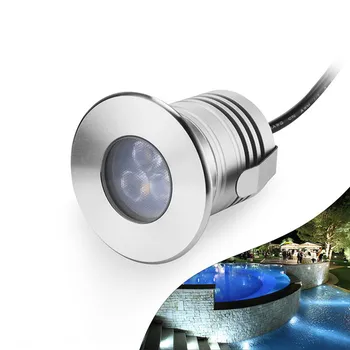 

5pcs LED pool light lamp 3w led fountain light 12v-24v led underwater light outdoor landscape light lighting UL CE