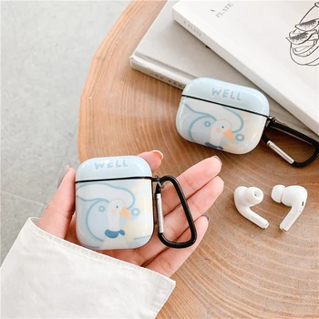 

Cute Cartoon Earphone Case For Apple Airpods 3 2 1 Cover Funny Silicone Headphones Capas For air pods Pro Charging Box Funda