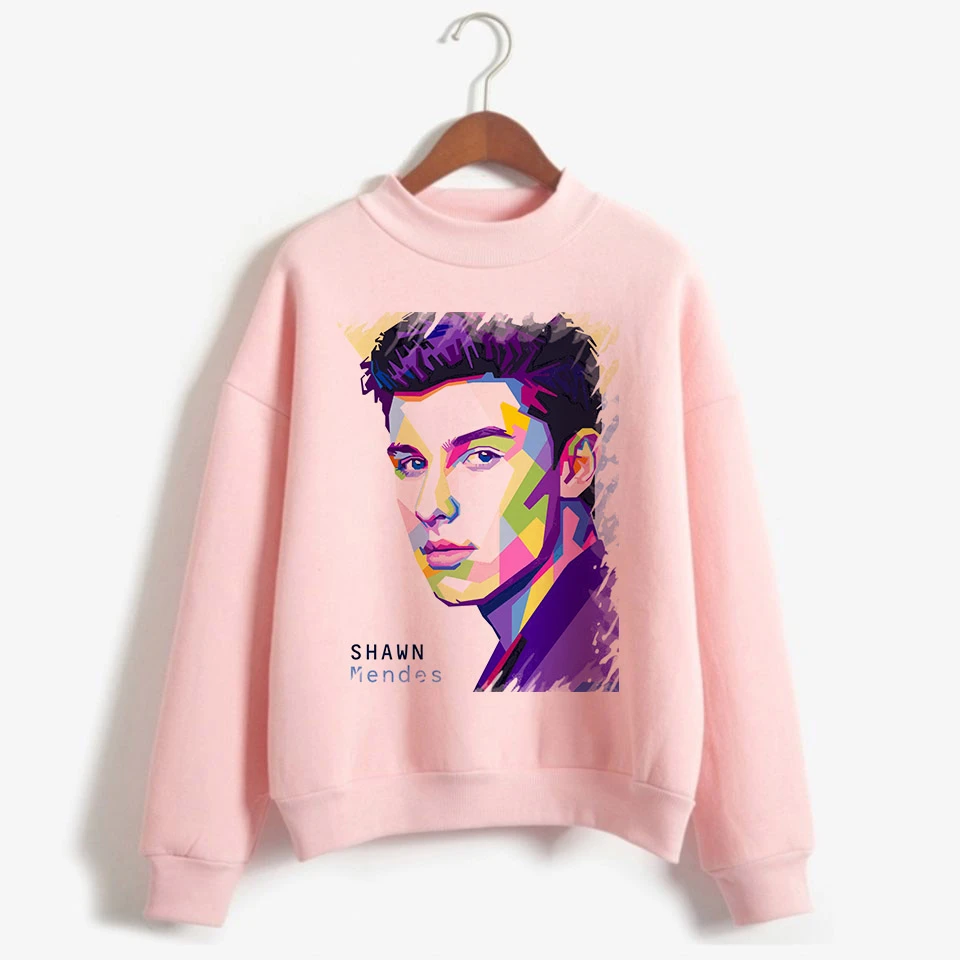 Женский пуловер с длинным рукавом Shawn Mendes осенняя Толстовка Оверсайз в стиле хип