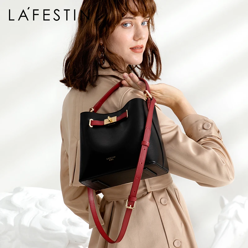 LAFESTIN Брендовые женские сумки новые модные женские сумки Большая вместительная сумка-мешок классическая сумка через плечо