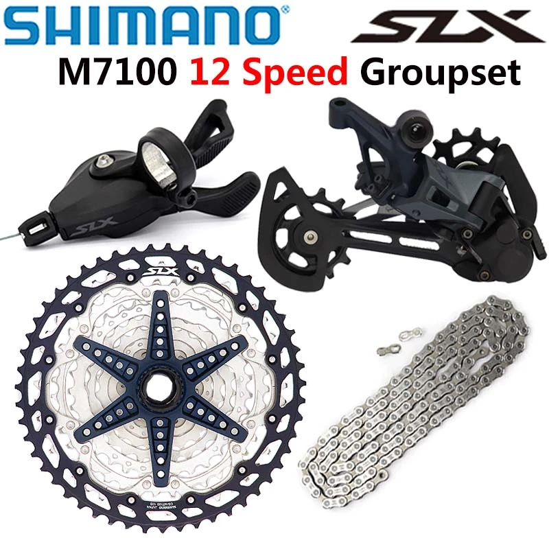 12 Speed Cassette Shimano Slx M7100 Groupset 12 Speed 12v Brake