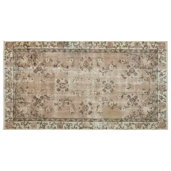 

Handmade Natural Vintage Turkish Area Rug 148x270 Cm-4'10''X8'10''
