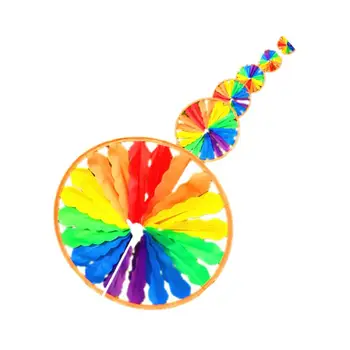 

1 String Rope Pinwheel For Kindergarten Garden Stage Children
