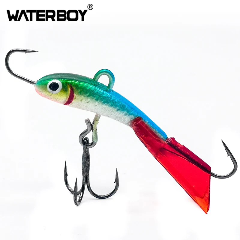 

4cm 6.5g Ice Fishing Lure Winter Bait Hard Lure Carp Fishing hooks Balancer for Fishing Baits Lead Jigging