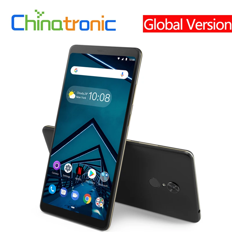 Глобальный lenovo Tab V7 PB 6505M 3 Гб 64 4G FDD LTE Android P мобильный телефон 6 9 &quotFHD Snapdragon 450 5180 мАч