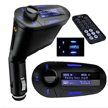 

2020 New LCD Cars Kit MP3 Player FM Transmitter Modulator MMC USB Remote Newest Wireless Cars Mp3 Player USB Modulator