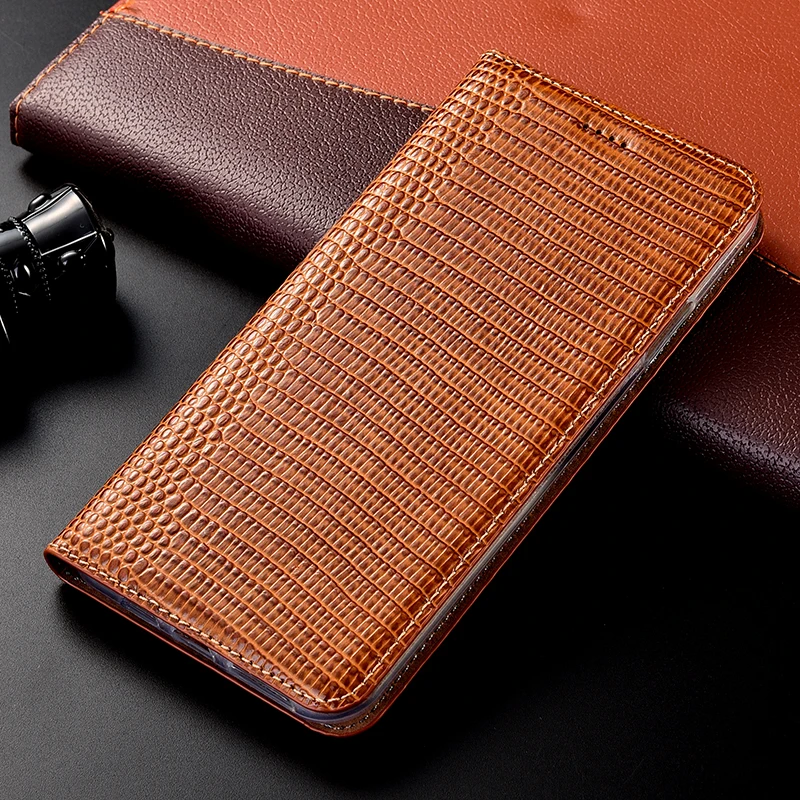 

Lizard pattern Genuine Leather phone Case For Homtom HT7 Pro HT16 HTS16 HT17 Pro HT27 HT30 HT37 HT50 HT70 Flip Phone Cover