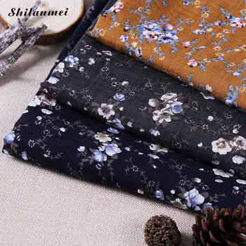 

1.42m*2m Painted Cotton Fabric Sewing Bed Sheet Dress Making Floral Cotton Fabric For Patchwork Needlework Diy Handmade