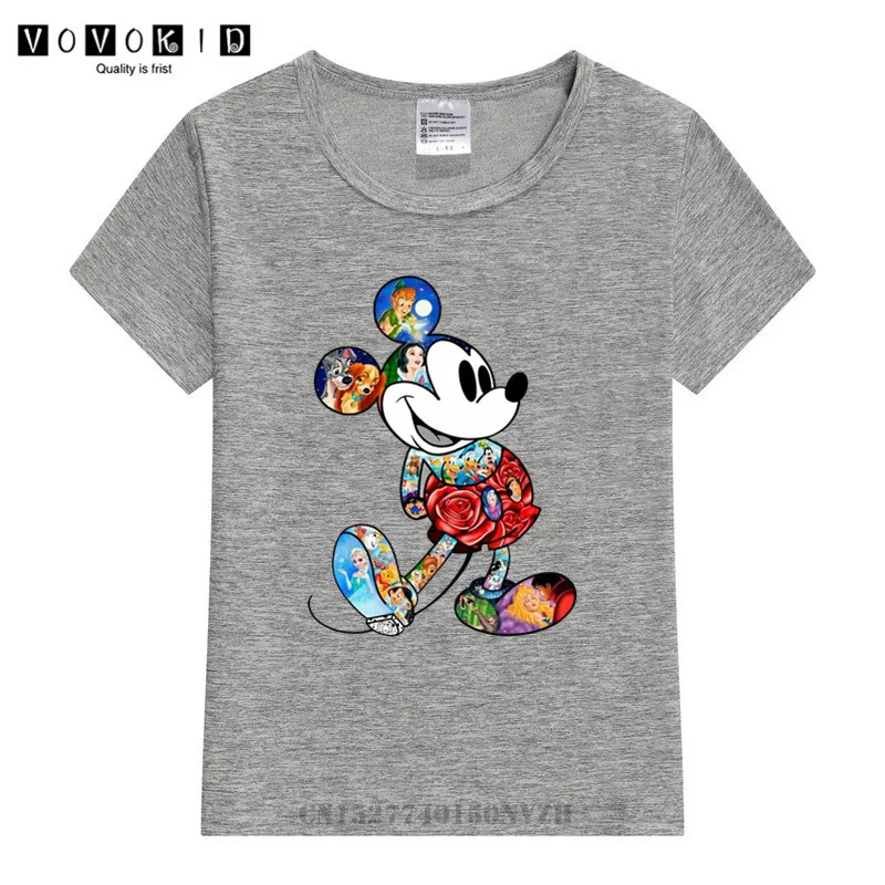 Boy Girl 2020 Funny mickeyller Harajuku T Shirt Kid Summer Animal Graphic Tee Shirt Children Funny Tops Kawaii Streetwear