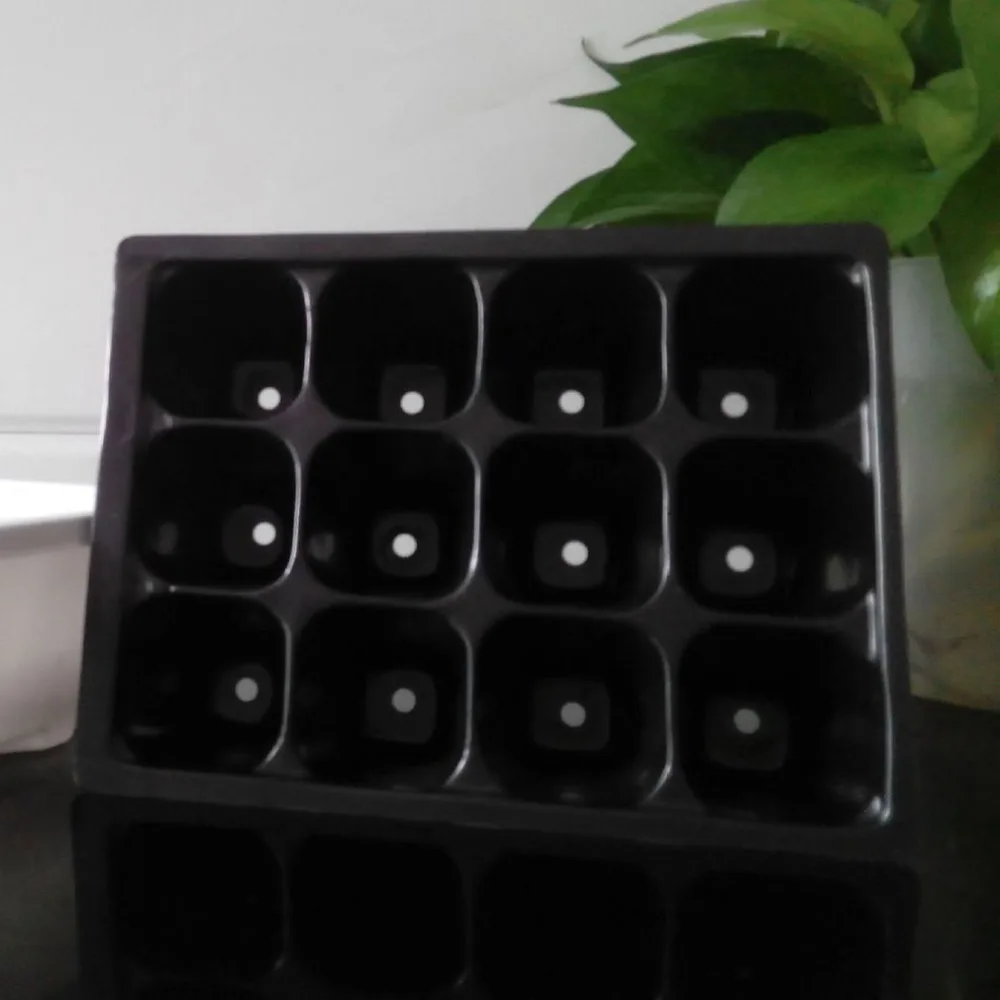 Durable 12 Cells Hole Nursery Pots Plant Seeds Grow Box Tray Insert Propagation Seeding Case Flower Pot Plug Plant Trays
