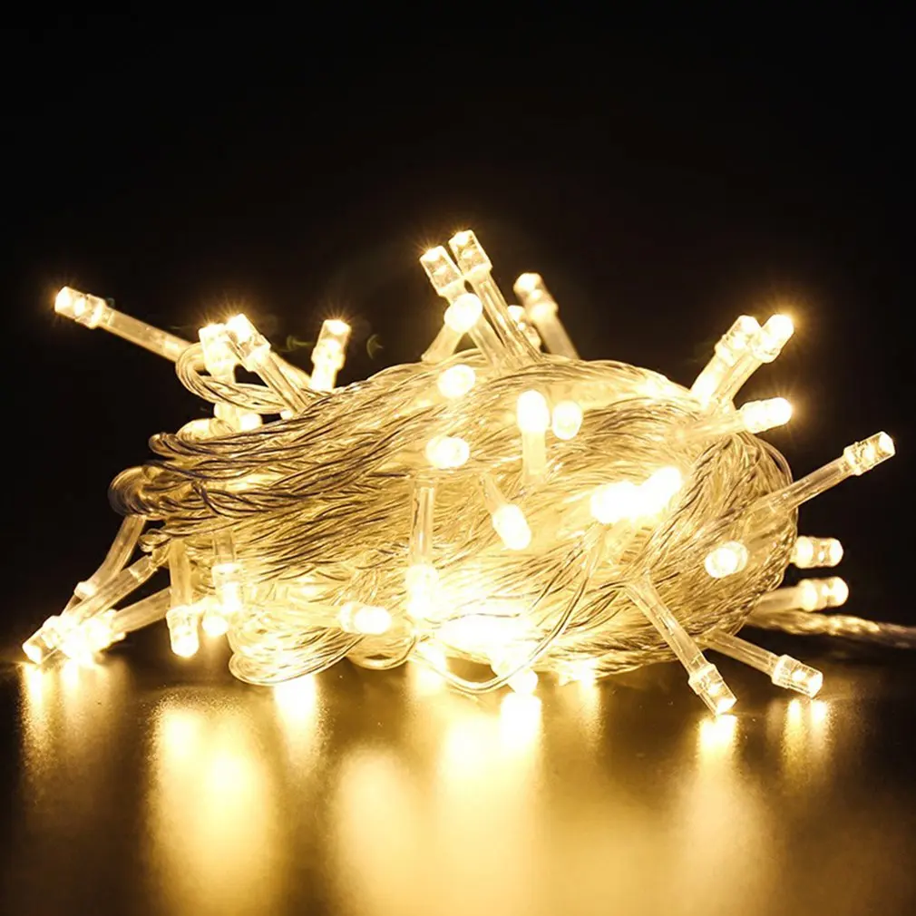 Led Light String Small Lanterns Starry Room Decoration Wedding Holiday Outdoor Live Star Lights | Электроника